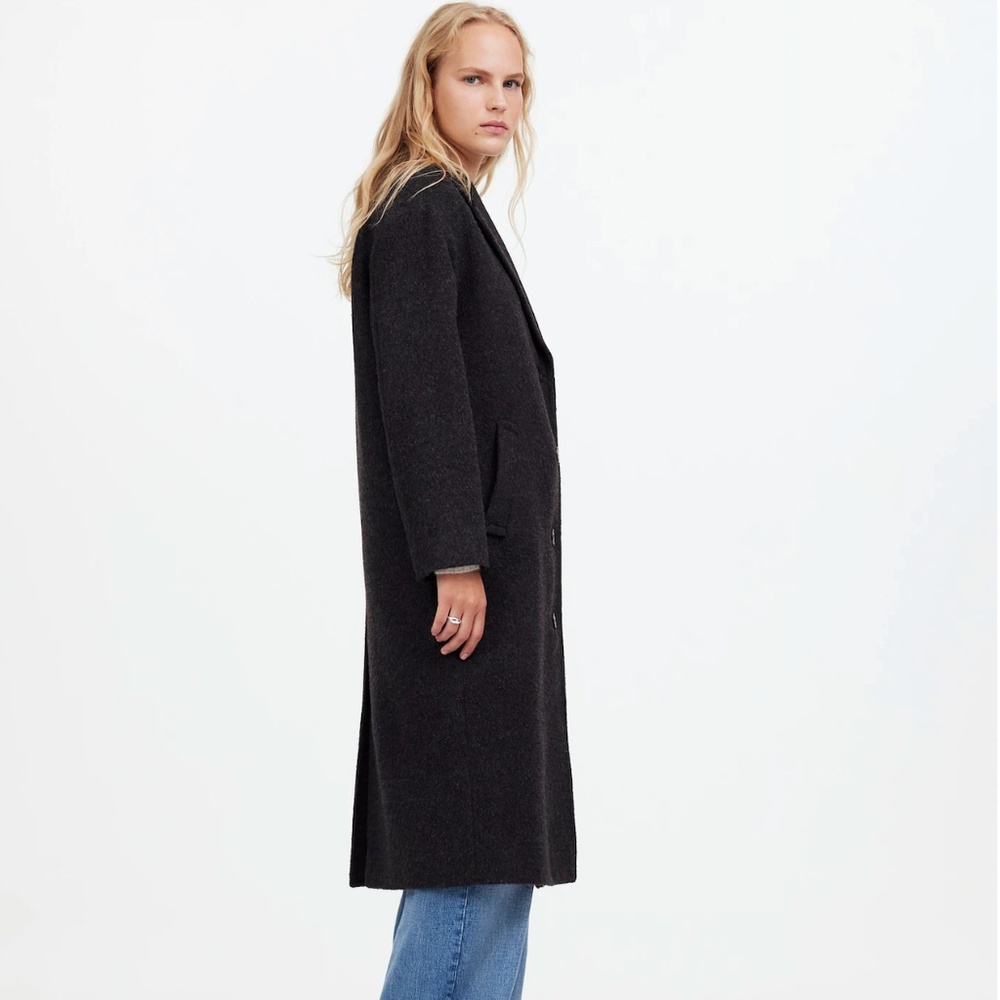Madewell 🩶 Beautiful CHARCOAL Grey Women's Winter Coat 🤩 - Picture 5 of 13